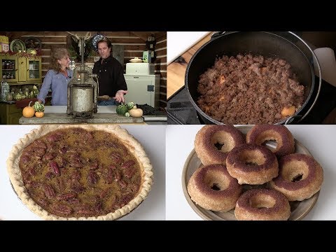 Making Apple Cider, Butternut Squash Pie, Apple Cider Donuts & Sweet Potato Pork Dish (Episode #444)
