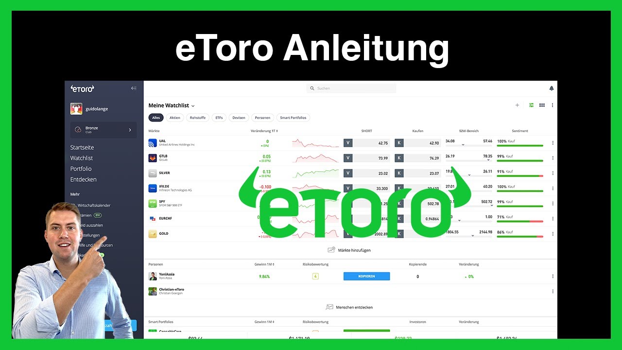 eToro Anleitung - So handelt ihr erfolgreich ✅