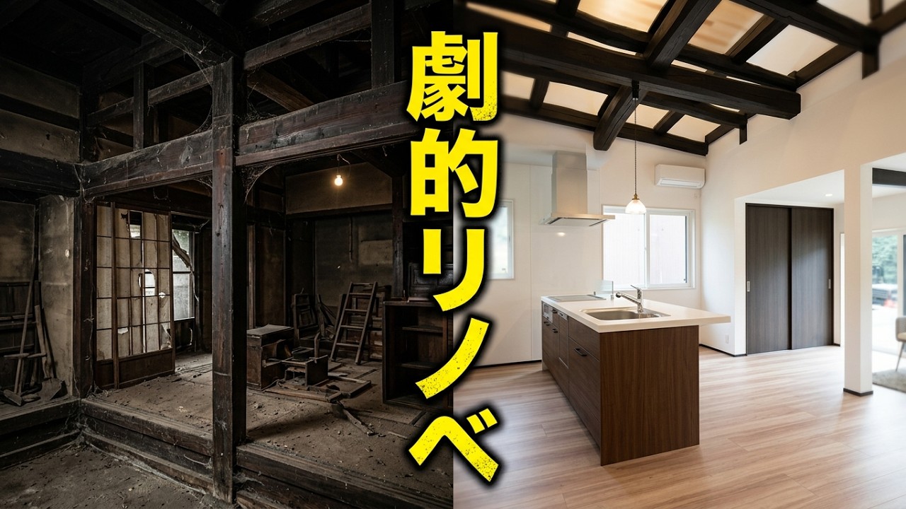 古民家（築150年）減築リノベーション ROOM TOUR（ルームツアー） 豪雪 