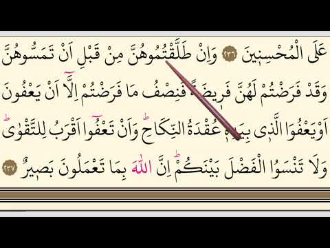 Quran Lessons with Practical Tajweed 🌺Surah al-Baqarah,  Verses 233-237 سورۃ البقرۃ  #Lesson49