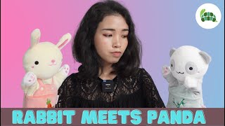 Vietnamese listening with easy conversation | When Rabbit meets Panda