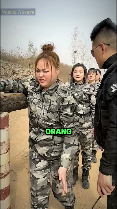 Latihan Tentara Wanita‼️