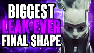 Destiny 2: Final Shape HUGE LEAKS! Destiny 3 News & Leaks