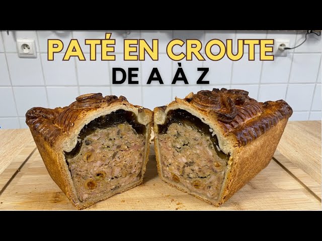 Pâté en croûte (Porc, Champignons, Noisette) - étape par étape 