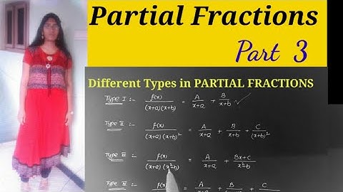 PARTIAL FRACTIONS / MATHS 2A Partial Fractions / Partial Fractions INTER 2nd year  Part 3