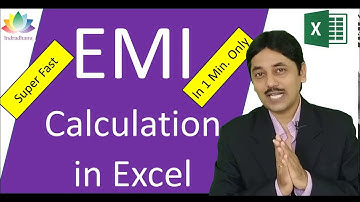 Super Fast EMI Calculation in Excel | CA. Pankaj Deshpande | Indradhanu Academy