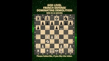 God Level | French Defense | Dominating Demolition | Chess Openings | Chess Tricks #chess