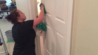 Wet Wiping Doors & Door Frames by Maid Training Academy 70,590 views 7 years ago 4 minutes, 2 seconds