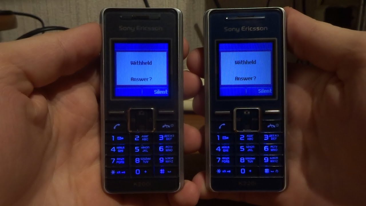 Double Sony Ericsson ODM incoming call
