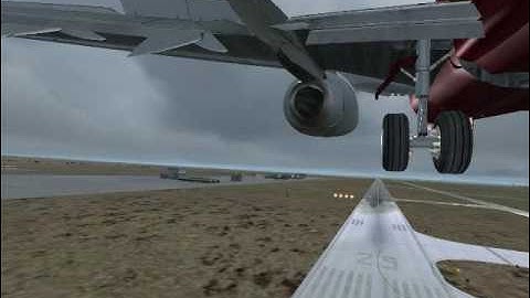 Flight Simulator X - Denver Landing in bad weather - 737 Pilot in Command - Gateway FX