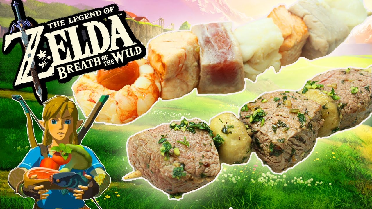 Brochetas de Legend of Zelda Breath of the Wild - YouTube