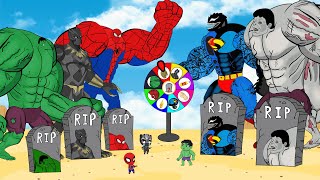 Rescue SUPERHEROES HULK Family & BLACK PANTHER 2, SPIDERMAN: Returning from the Dead SECRET - FUNNY