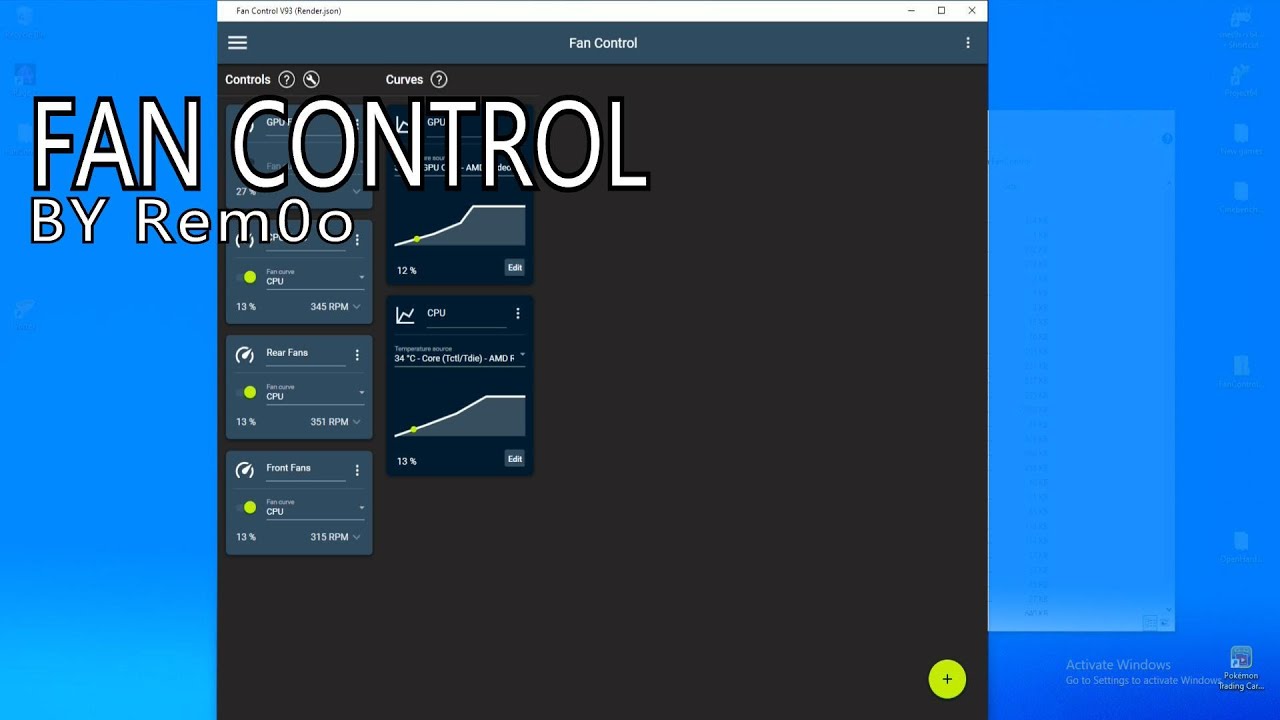 Fan Control By Rem0o - Control your PC's Fans -