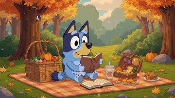 Bluey’s Cozy Autumn Swing 🍂 Lofi Hip Hop Chill Beats 🎶 Relax & Study