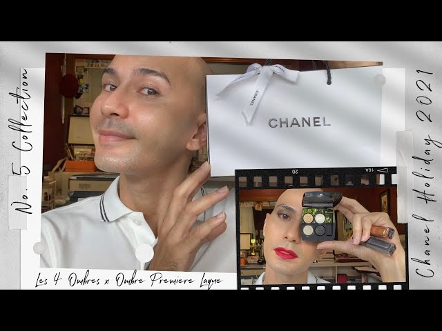 Chanel Holiday 2021, The No.5 Collection  Playing with the Les 4 Ombres  and Liquid Eyeshadows 