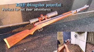 Diy Slingshot  Powerful And Accurate Wooden Slingshot Easy To Create