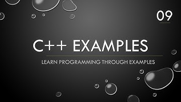 C++ Example 09 - Array containing random numbers