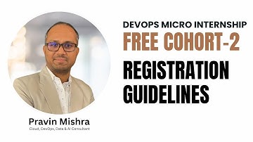 DevOps Micro Internship (DMI) Cohort - 2 Registration Guidelines