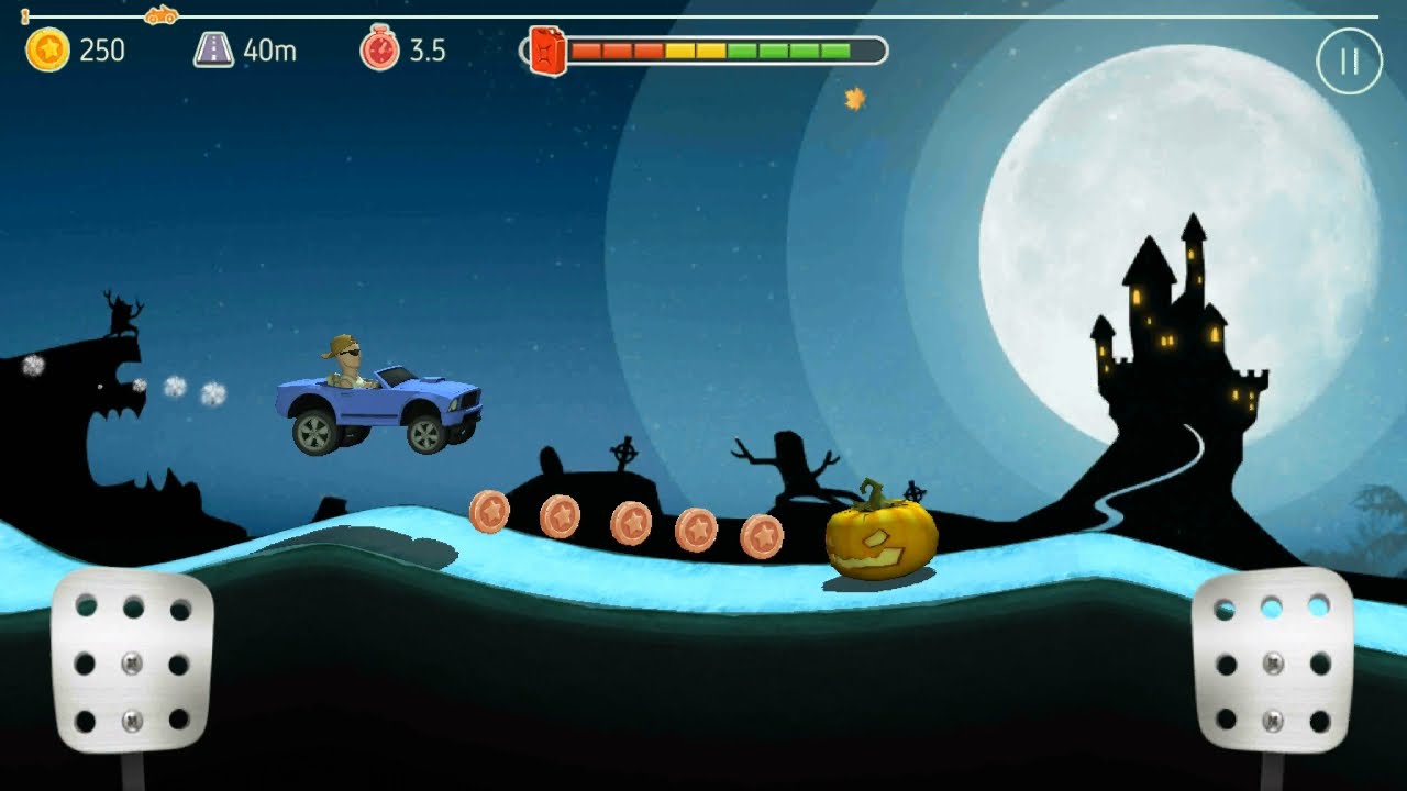 PRIME PEAKS GAMEPLAY-WALKTHROUGH || HILL CLIMB CAR RACING IN HALLOWEN || CAR RACING GAME || ANDROID