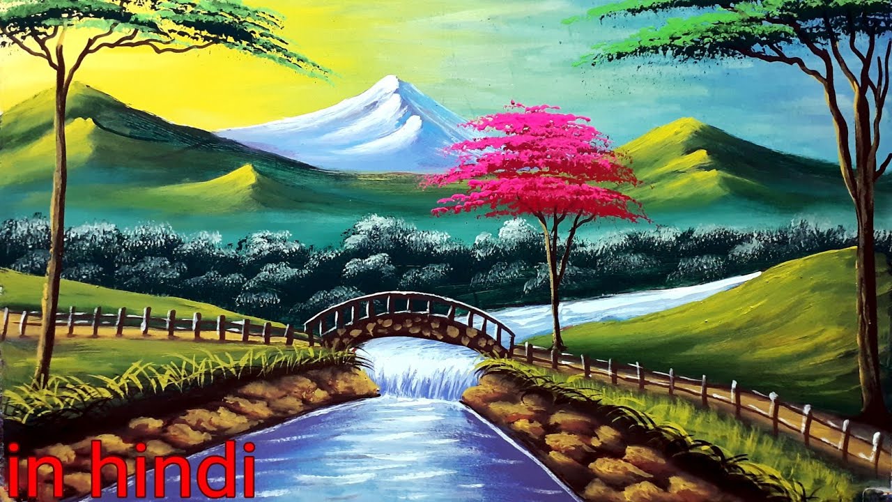 Featured image of post Art Simple Nature Painting Easy / Easy scenery drawing for beginners, nature scenery painting, go green painting easy scenery hello friends, video title :