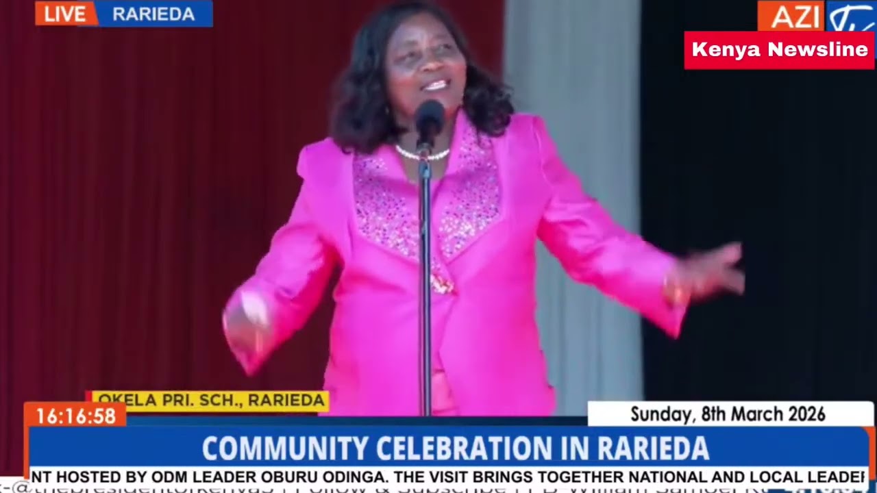 Listen to Canon Dr.Ida Odinga Speech in Siaya Infront of Ruto as Orengo boycotts the event 