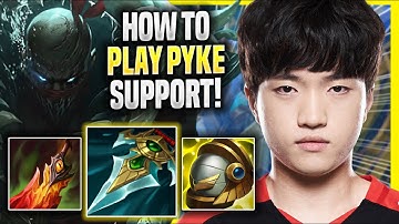 LEARN HOW TO PLAY PYKE SUPPORT LIKE A PRO! - T1 Keria Plays Pyke SUPPORT vs Bard! | Season 2022
