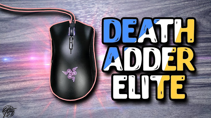 Razer deathadder elite gaming mouse review năm 2024