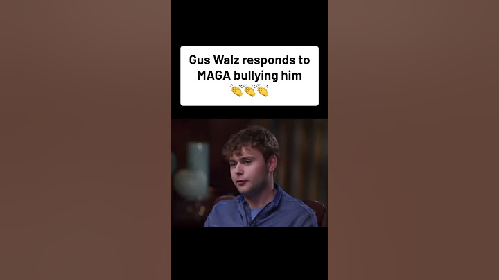 Gus Walz responds to MAGA bullying him 👏