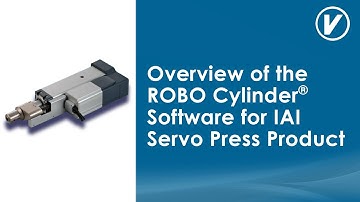Overview of the Robo Cylinder® Software for IAI Servo Press Product