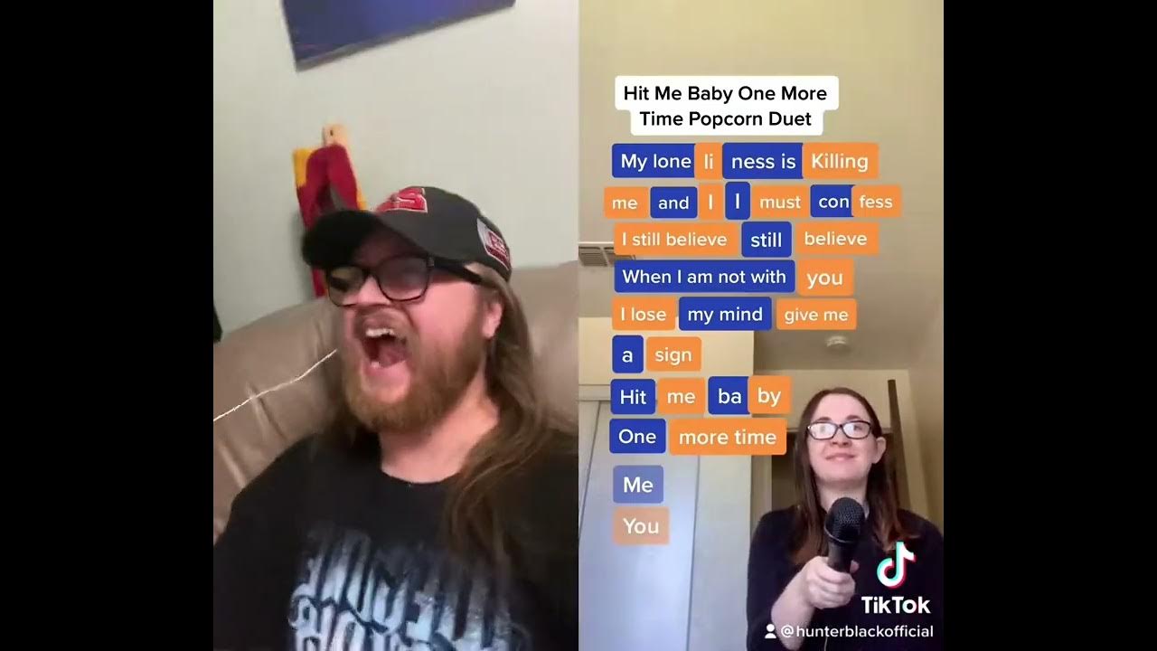 popcorn duet hit me baby one more time YouTube