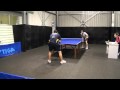 Incredible table tennis shot