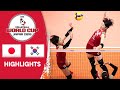 JAPAN vs. KOREA - Highlights | Women's Volleyball World Cup 2019