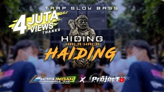 Dj Hiding Hala Hala Haiding Trap Slow Bass - Perform Shofa Indah Audio - Team Ke
