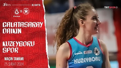 Maçın Tamamı | Galatasaray Daikin - Kuzeyboru "Vodafone Sultanlar Ligi"