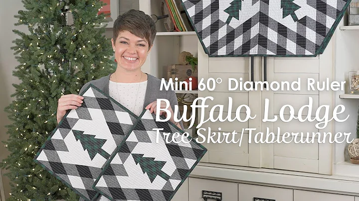 Buffalo Lodge Block Tutorial - Krista Mosers 60 Degree Mini Diamond Ruler | Fat Quarter Shop