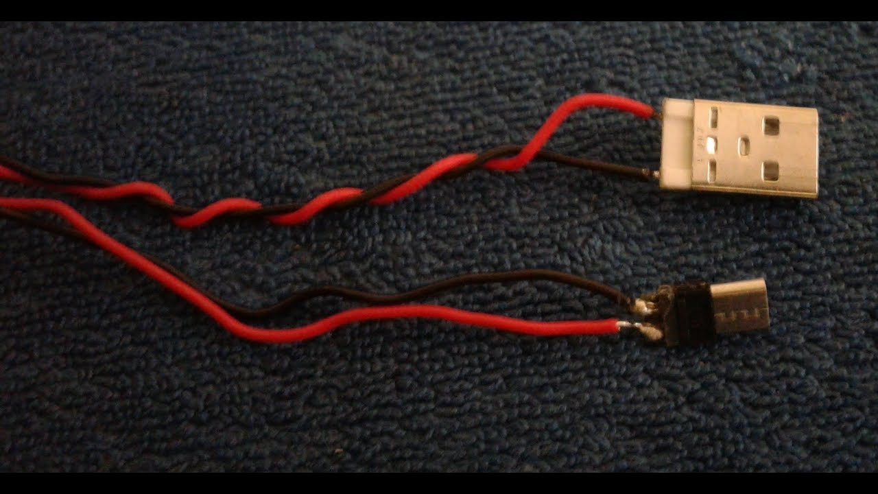 Enderezar ego Prefacio Como hacer un cable USB casero ! - YouTube