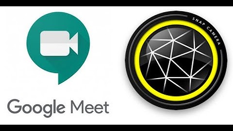 How to use Snap Camera in Google Meet