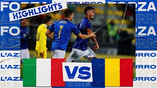 Highlights Under 21: Italia-Romania 4-2 (16 novembre 2021)