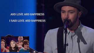 Alex Guthrie &quot;Love and Happiness&quot; Lyric - The Voice Blind Auditions 2019