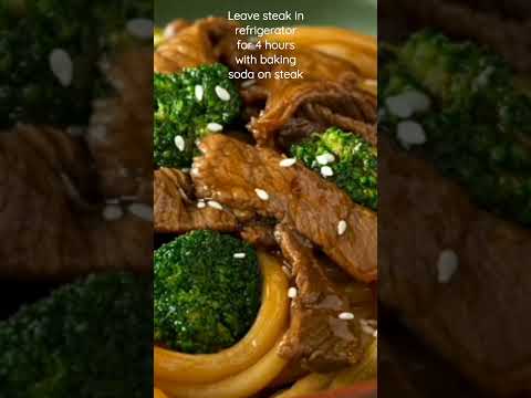 Tenderize steak with baking soda before cooking! 🥩 - YouTube