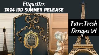 Glam It Up with the 2024 IOD Summer Release Etiquettes Transfer