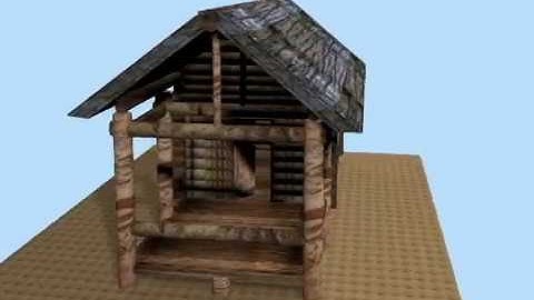 Log Cabin - 3DsMAX