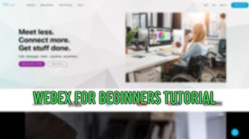 How to Create WebEx account and Quick Host tutorial