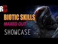 Mass Effect Andromeda - All Biotic Power Skills Showcase (Maxed Out Skills)