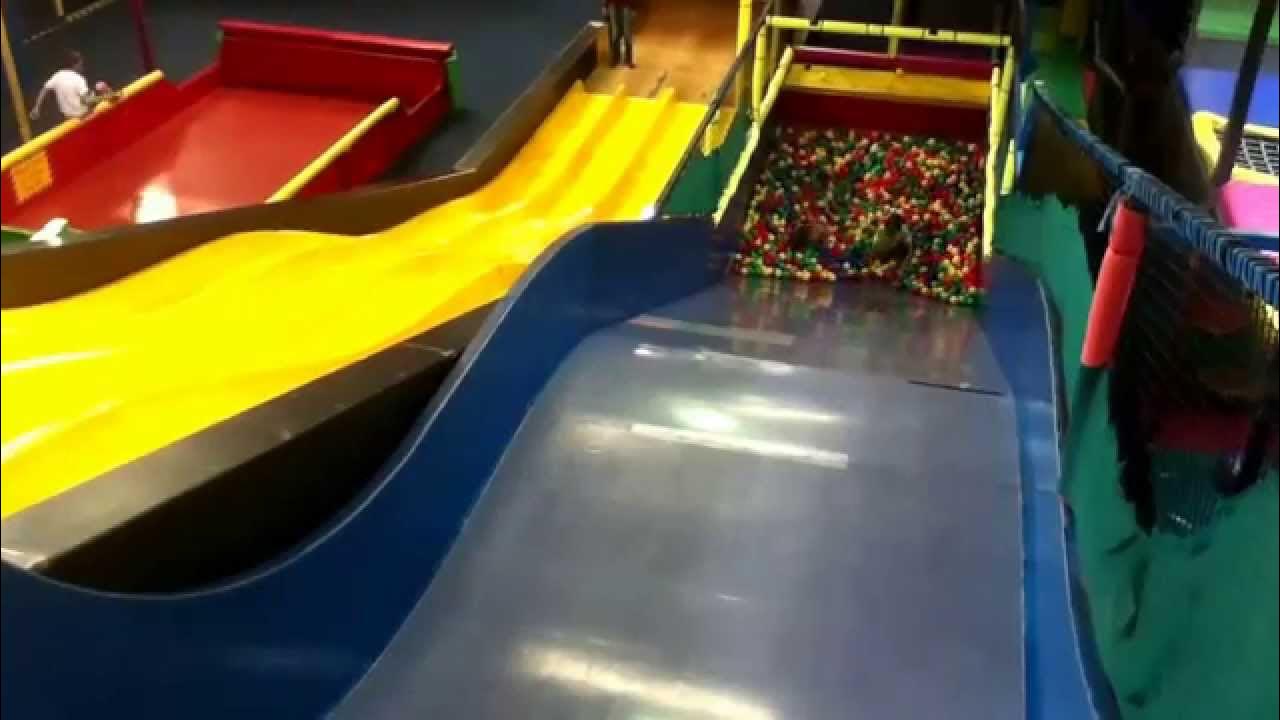 Devon's Crealy Ball Pit Slide OffSlide Footage YouTube