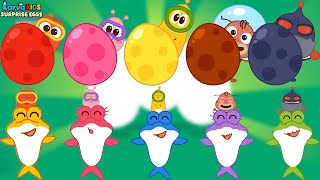 Bingo Song Baby song Surprise Egg With Shark Stamp Transformation play - Nursery Rhymes & Kids Songs