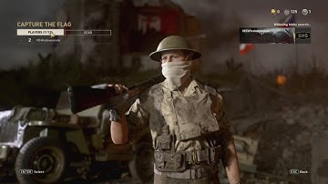 Call of Duty: WWII - Capture the Flag: Flak Tower Noob Gameplay