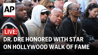 LIVE: Dr. Dre honored with star on Hollywood Walk of Fame