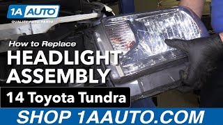 How to Replace Headlight Assembly 1419 Toyota Tundra