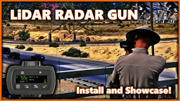 LiDAR Radar Gun | Install and Showcase | LSPDFR | GTA V